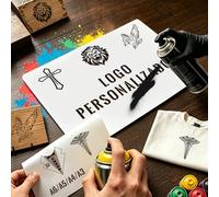 Stencil Personalizado de PVC Reutilizable para Pintar con Spray - Plantillas de Letras y Números para Paredes, Madera, Lienzo y Tela (Plantillas de Letras)