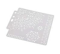 Stencil - Plantilla de corte por láser para pared, pintura de tela tejida