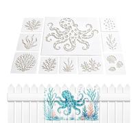 Stencils For Crafts, Sea Animal Stencil, Fish Drawing Template