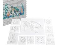 Stencils For Crafts, Sea Animal Stencil, Fish Drawing Template