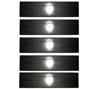 Stens 25,4 hoja 8 pulgadas x 2 pulgadas con 1 cm agujero central de 375 - 301 - Pack de 5