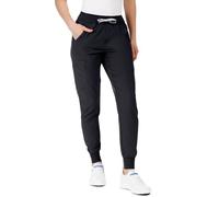 Stenso Nobby Pantalones Sanitarios con Elastano - Uniformes Sanitarios - Pantalones de Trabajo Unisex Negro L