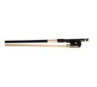 Stentor Cello Bow, fuerte palo de madera redondo, mitad montado rana de ébano, tamaño 1/4
