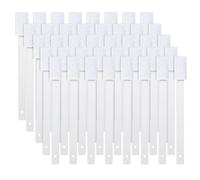 Steowsey 100 cepillos de limpieza para hendiduras, cepillo desechable para inodoro, PP+tela no tejida, cepillo para fregar teclado, ventana, puerta, riel
