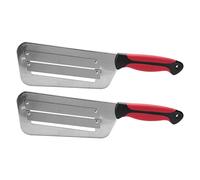 Steowsey 2 Piezas de Rebanador de Verduras Doble Cuchilla Rebanadora de 2 Rebanadas Cuchillo Limpiador de Escamas de Pescado Cuchillos Repollo Pepino Zanahoria Rebanadora Cebolla Pelador