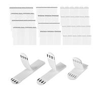 Steowsey 36 pares (72 piezas) de tiras para colgar cuadros, 3 tamaños, adhesivo resistente y fácil de colgar para marco y arte de pared