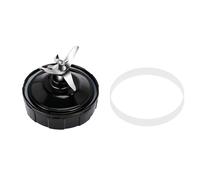 Steowsey 7 Cuchillas Extractoras de Aletas para Piezas de Repuesto de la Licuadora con Goma de Lavado para Auto IQ BL486 BL642 N102 BL682 y MáS Licuadora