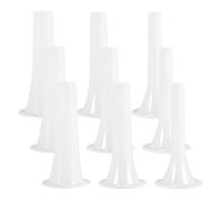 Steowsey 9Pcs Tubos Embutidoras de de PláStico Embudos Herramienta de Llenado de Salchichas para el TamañO 5 Picadora de Carne Picadora de Alimentos 1.5Cm, 1.9Cm, 2.3Cm