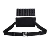 Steowsey Clasificador de monedas de 8 ranuras, dispensador de monedas, monedero, organizador de monedas, almacenamiento seguro para conductores y camareros, Black