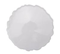 Steowsey DIY Cristal Epoxi Molde Compota Columpio Mesa Redonda de Encaje Posavasos Decoración de Mesa Molde de Silicona