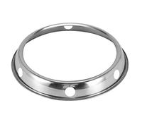 Steowsey El Soporte Universal de Wok SartéN Soporte de Estante Anillo de Wok/Fondo Redondo MetáLico TamañO Universal para Estufa de Gas Sartenes
