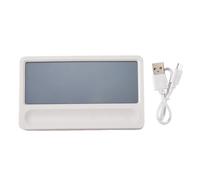 Steowsey HigróMetro Digital Interior Temperatura Exterior Medidor de Humedad Soporte LCD Sensor de Respaldo MagnéTico Monitor con Medidor de Humedad Mini EstacióN MeteorolóGica con Reloj