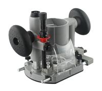 Steowsey Máquina de corte ajustable con base de enrutador de inmersión, doble mango, herramienta eléctrica de fresado resistente para carpintería de precisión