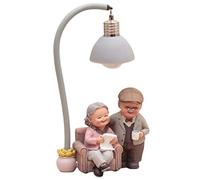 Steowsey Pareja Creativa Adornos De Luz Bodas De San ValentíN DecoracióN del Hogar Adorno RomáNtico De Resina Arte Craft-A