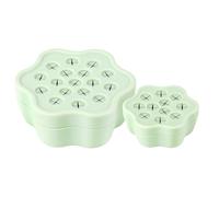 Steowsey Soporte en espiral mejorado para tallos de Ikebana, juego de 2 soportes de silicona para arreglos florales para jarrones, soporte de tallo para flores, fácil de instalar, fácil de usar