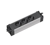 Bachmann Regleta de aluminio Step 906.18815 - 3 enchufes