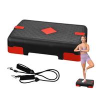 Step Aeróbic, Steppers Multifunción Antideslizante para Entrenamiento de Piernas - Bandeja ajustable para el Hogar Gimnasio Fitness