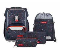 Step by Step Basis Schulranzen-Set 4-Teilig Anthrazit Triangles