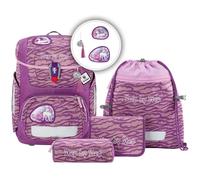Step by Step Circle Juego de mochilas escolares 5 piezas púrpura