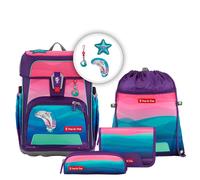 Step by Step Cloud Ocean - Set de mochila escolar 5 piezas (Dolphin Lana)