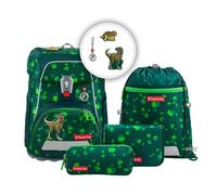 Step by Step Fit Juego de mochilas escolares 5 piezas verde