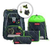 STEP BY STEP Set de mochila escolar FIT de 5 piezas Danger Cat Chiko