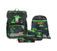 STEP BY STEP Set de mochilas escolares de 5 piezas CLOUD Black Cat Chiko