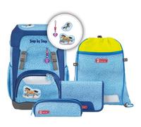 Step by Step Juego de mochilas escolares gigantes 5pcs. azul