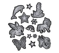Step by Step Juego de pegatinas 13 uds. color plata