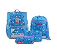 Step by Step mochila escolar Space Schulranzen-Set 5 -piezas Dolphin Finja azul