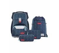 STEP BY STEP Set de mochila escolar de 4 piezas BASIS Blue Lines