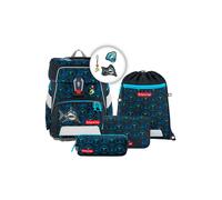 STEP BY STEP Set de mochilas escolares 5 piezas SPACE Shine Shark Dexte