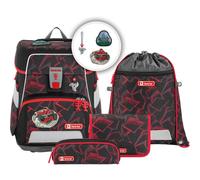 Step by Step Space Juego de mochilas escolares 5 piezas rojo