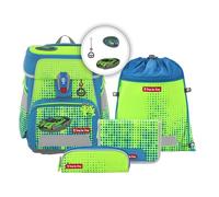 Step by Step Space Neon Schulranzen-Set 5-Teilig Race Car Chuck