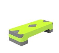 Step de Fitness Ajustable Plataforma de paso aeróbico totalmente ajustable for gimnasio en casa, accesorios ejercicio físico, 2 capas, pedales(Brown)