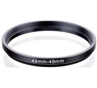 Step Down 49-48 mm Anillo adaptador 49 mm-48 mm Adaptador Ring 49 mm 48 mm 49-48 49 48 mm objetivo lentes compatible con Nikon Canon Fujifilm Sony Olympus Panasonic Sigma Tamron Tokina