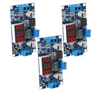 Step Down Buck Convertidor Reductor Modulo RUIZHI DC a DC Regulador de Voltaje Buck Converter Módulo con Pantalla Digital de 3 digitos LED Compatible con Arduino e Raspberry Pi(3 Piezas)