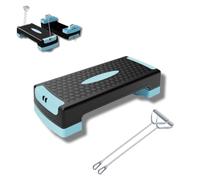Step Fitness multifunción con cuerdas para entrenar el equilibrio, equilibrio step, ajustable en altura, plataforma de aeróbica escalón