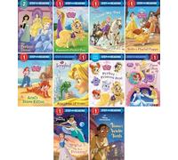 Step Into Reading Disney Princess 10 Book Set: The Perfect Dress, Rapunzel's Perfect Pony, I Love My Dad, Belle's Playful Puppy, Ariel's Brave Kitten, Tangled Kingdom of Color & More
