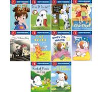 Step into Reading Step 1 Collection - Set of 10 Paperback Beginning Readers | Classic Pets & Puppies Stories - Rocket the Dog, Poky Little Puppy, Sleepy ... Cat & Rat Friends | Ages 4-6, Grades PreK-1