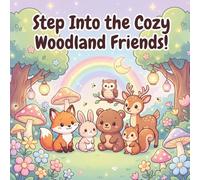 Step Into the Cozy Woodland Friends!: A Cute Forest Animal Coloring Book for Kids Ages 4-8 with Foxes, Bears, Bunnies, Owls, Deer, and Sweet Woodland ... the Cutest Cozy Adventures! Collection)