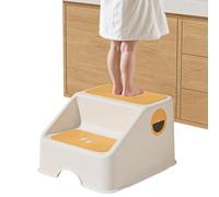 Step Stoôl - 2 Step Potty Training Sțool | Anti Slip Kids Toilet Foot Stooł, Preschoolers Kindergarten Daycare For Bathroom Kitchen, Playroom, Bedroom, Home, Apartment, Boys and Girls
