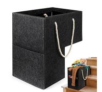 Step Storage Basket, L-Shape Design Step Laundry Baskets, Felt Organizer