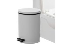 Step Trash Can - 17L Silent Waste Bin with Lid, Large Capacity Garbage Can for Apartment, Office, Restaurant Hotel, School, Hospital, Kitchen, Bathroom, Classroom, Garaje, Living Room, and Bedroom Us