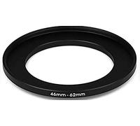Step Up - Anillo adaptador de 46 - 62 mm, 46 - 62 mm, adaptador de 46 - 62 mm, 46 - 62 mm, objetivo de lentes compatible con Nikon Canon Fujifilm, Sony, Olympus, Panasonic, Sigma, Tromon, Tokina