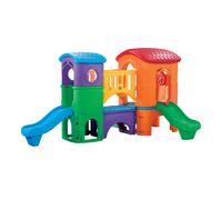 Step2 Clubhouse Climber Parque infantil con Tobogan | Zona de Juegos / escalar para ninos de plastico | Juguete Jardin / exterior