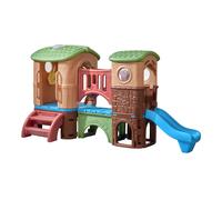 Step2 Clubhouse Climber Parque infantil con Tobogan | Zona de Juegos para ninos de plastico | Juguetes Jardin / exterior