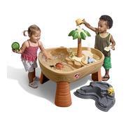 Step2 Dino Dig Mesa de Agua y Arena con Dinosaurios y Selva | Water Table con 7 Accesorios | Juego con Agua para ninos en Azul | Juguetes de Exterior / Jardin en Azul de plastico