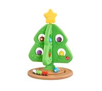 Step2 Mi primer rbol de Navidad | rbol de Navidad de juguete de plstico para nios | Incluye una estrella, 8 adornos y un trenecito