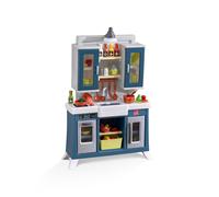 Step2 Modern Farmhouse Kitchen cocina de juego | cocina de juguete con iluminacion para ninos con juego de accesorios de 28 piezas incl. vajilla y ollas | cocina infantil de plastico / plastico